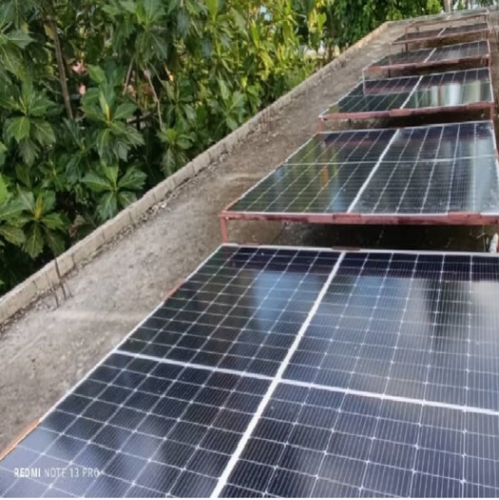 Paneles solares para la Misión