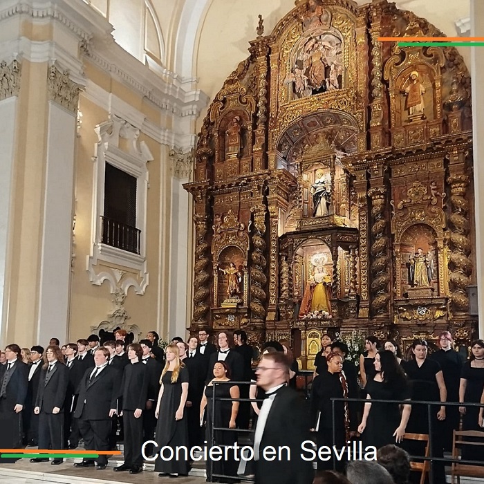 Concierto con voces de EE.UU.