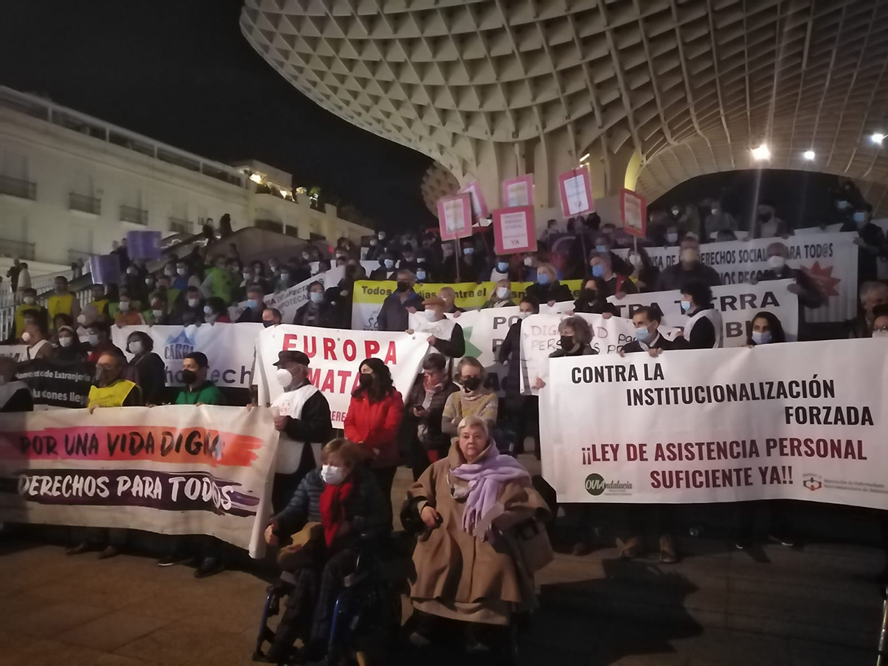 manifestacion derechos humanos sevilla